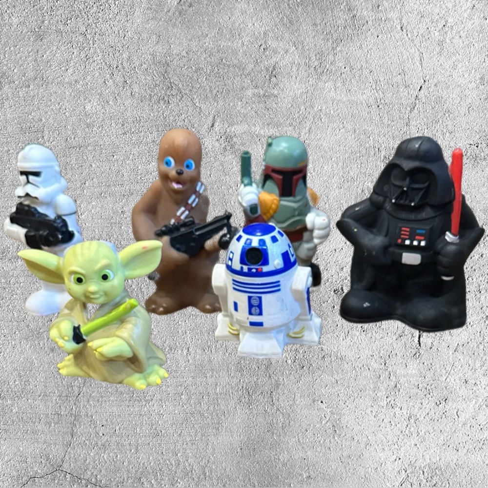 Disney stars wars 6 bath toys